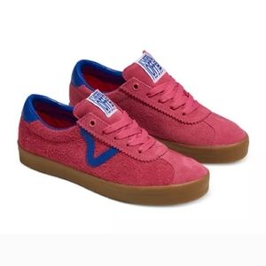 Vans Sport Low Suede Pink 9.5/women, 8/mens